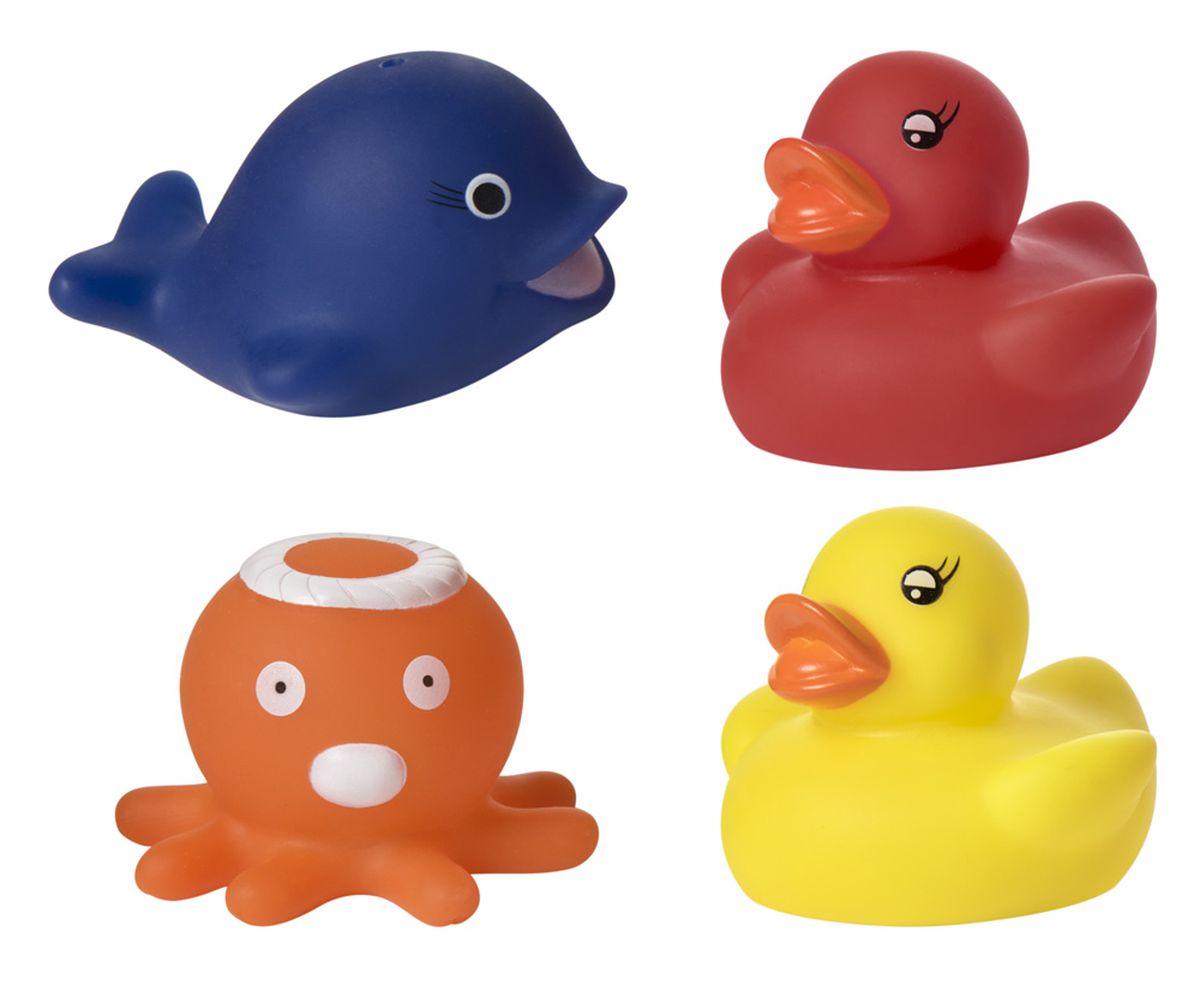 Курносики Набор игрушек для ванной Веселое купание 4 шт