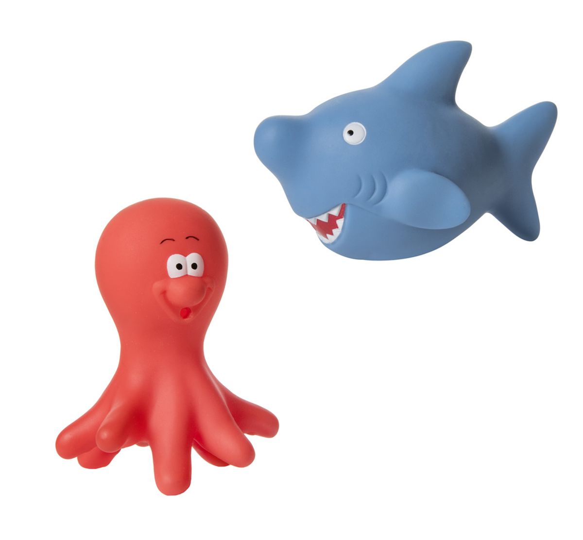 Курносики Набор игрушек для ванной Осьминог и акула