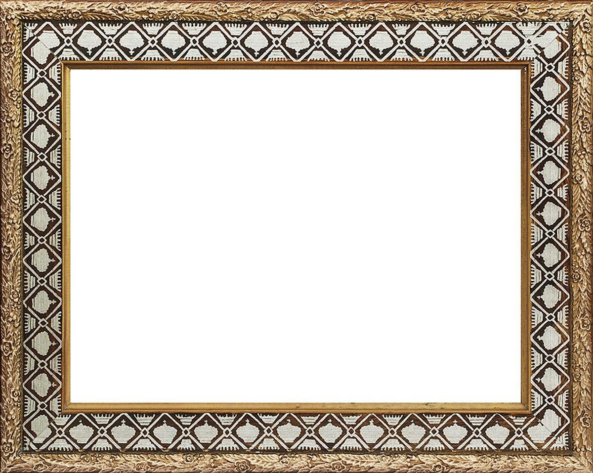 фото Рама багетная Белоснежка "Paula", цвет: белый, коричневый, 30 х 40 см