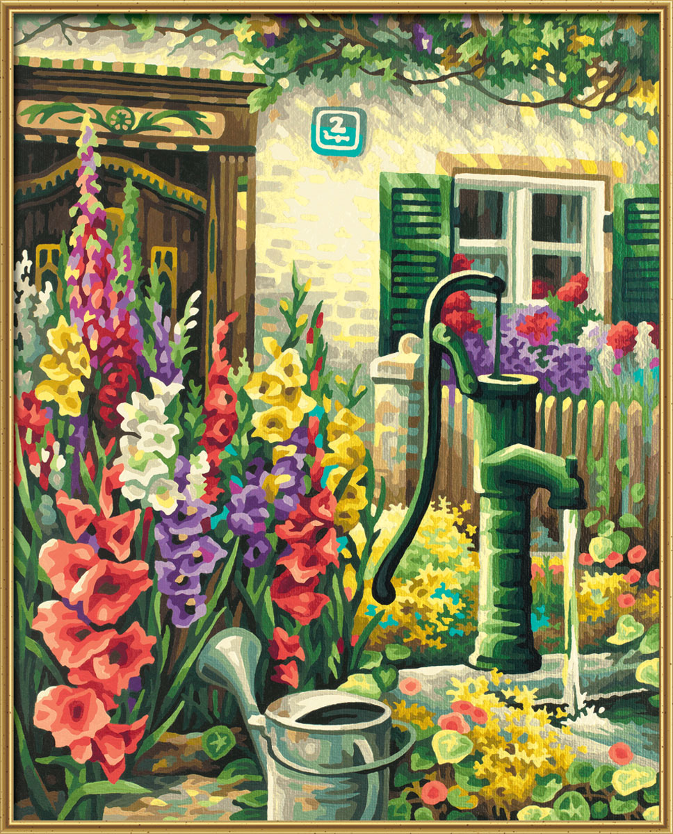 фото Schipper Картина по номерам Цветник у дома