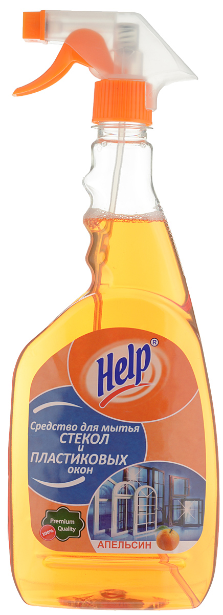 Средство для мытья стекол и пластиковых окон Help