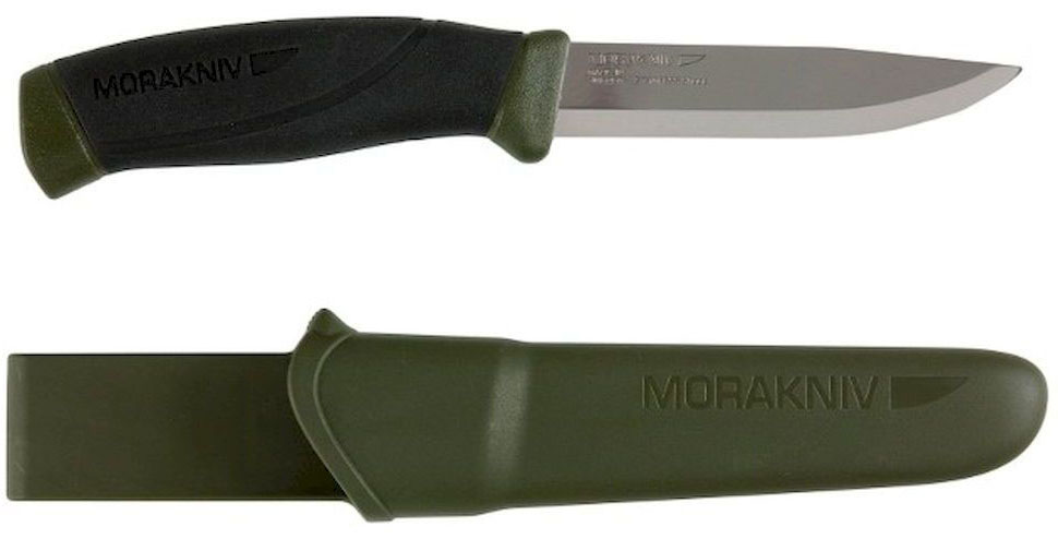 Нож Morakniv Companion MG, нержавеющая сталь, хаки 11827