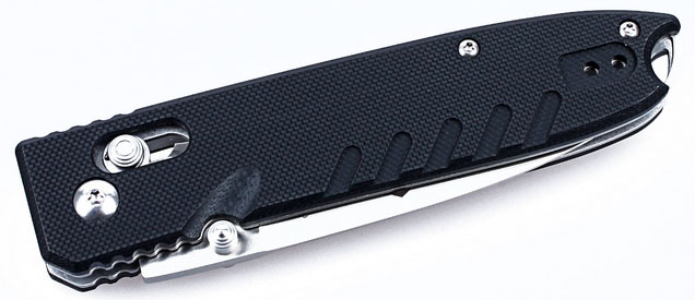 фото Нож туристический "Ganzo", цвет: черный, стальной, длина лезвия 8,5 см. G746-1