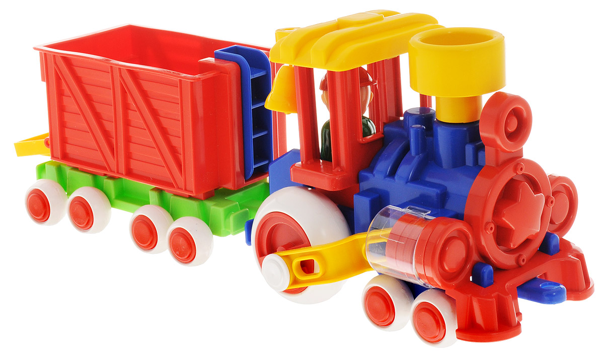 Форма Паровозик Ромашка с вагоном Детский сад