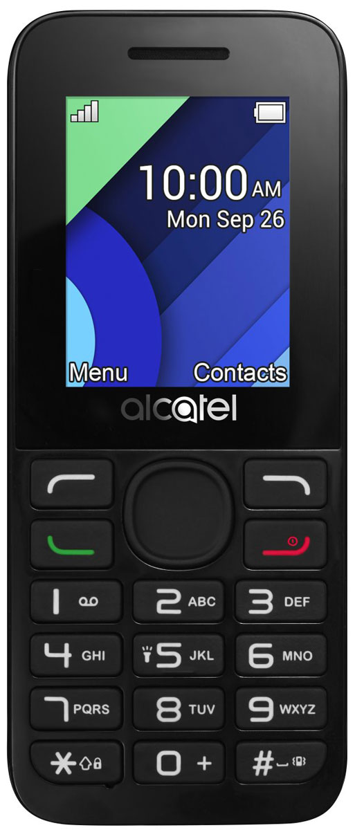 Мобильный телефон Alcatel Alcatel 1054D, темно-серый - купить по ...