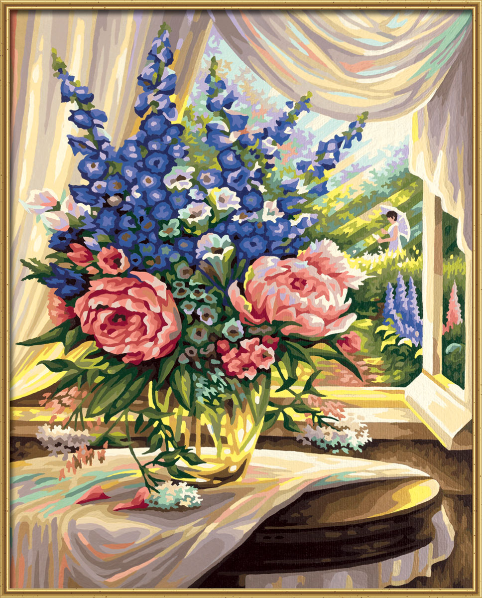 фото Schipper Картина по номерам Цветы на столе