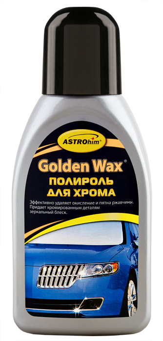 фото Полироль для хрома ASTROhim "Golden Wax", 250 мл