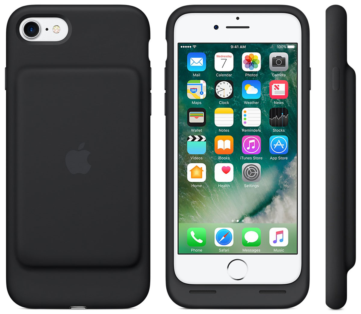 фото Apple Smart Battery Case чехол для iPhone 7, Black