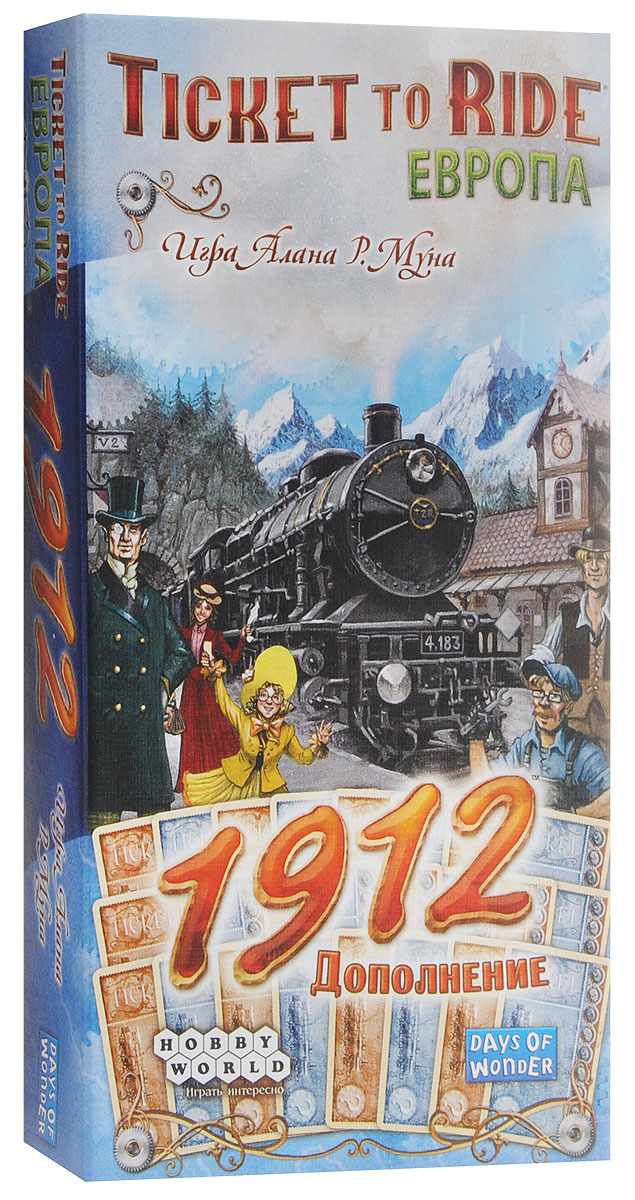 фото Hobby World Дополнение к настольной игре Ticket to Ride Европа 1912