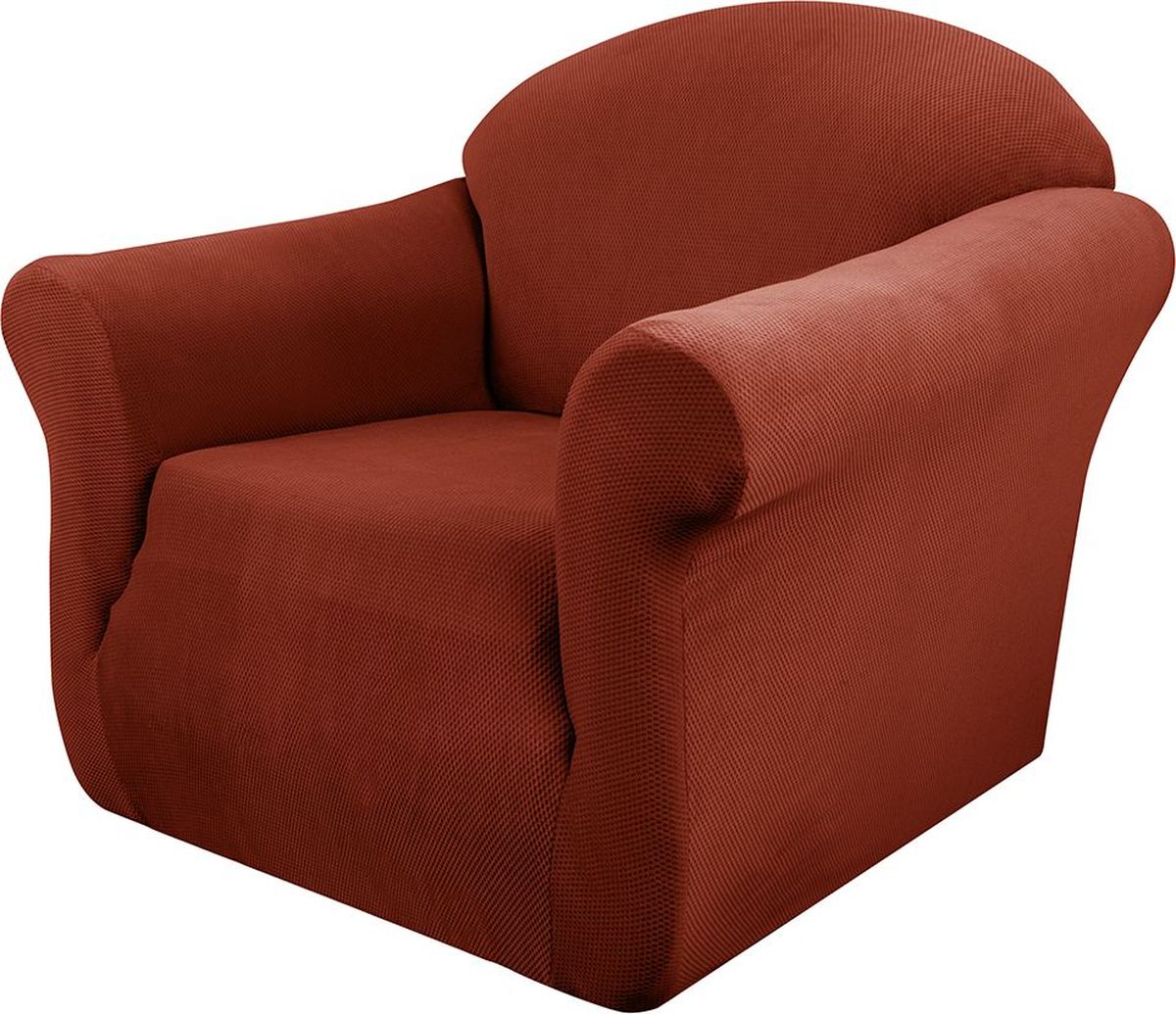 фото Чехол на кресло Медежда "Бирмингем", цвет: терракотовый