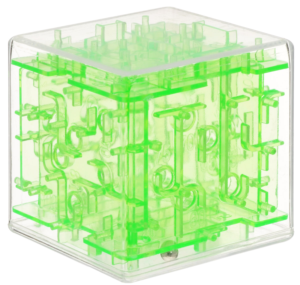 фото Эврика Головоломка-лабиринт Куб цвет зеленый