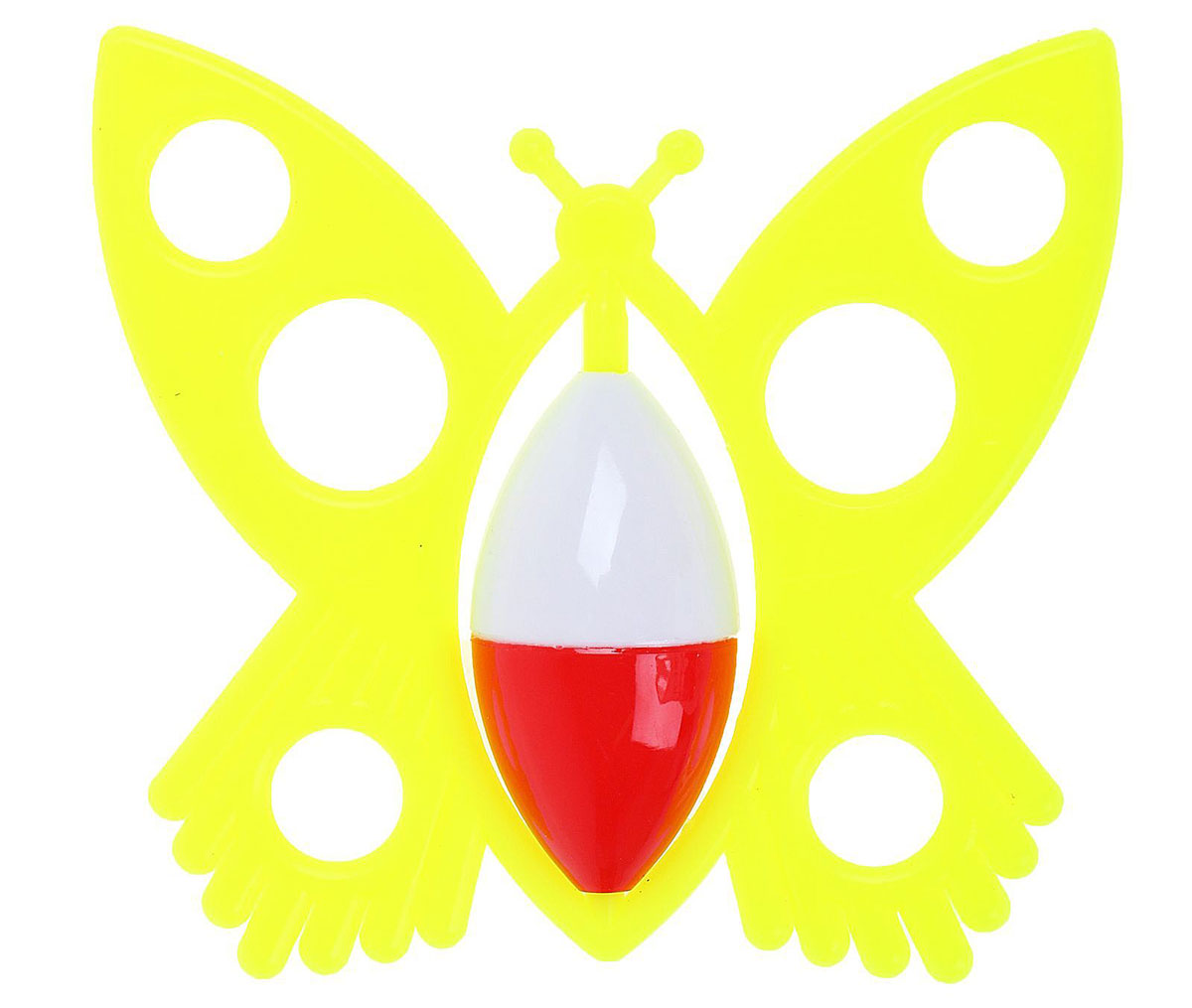 Аэлита Погремушка Бабочка цвет лимонный