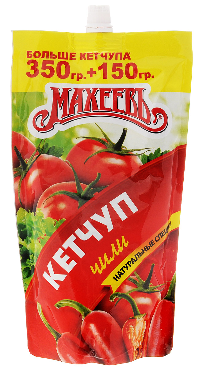 Кетчуп махеевъ шашлычный высшей категории doypack 260г (4604248003050)