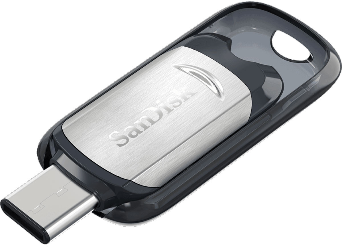 фото SanDisk Ultra Type-C 128Gb, Black Silver USB-накопитель