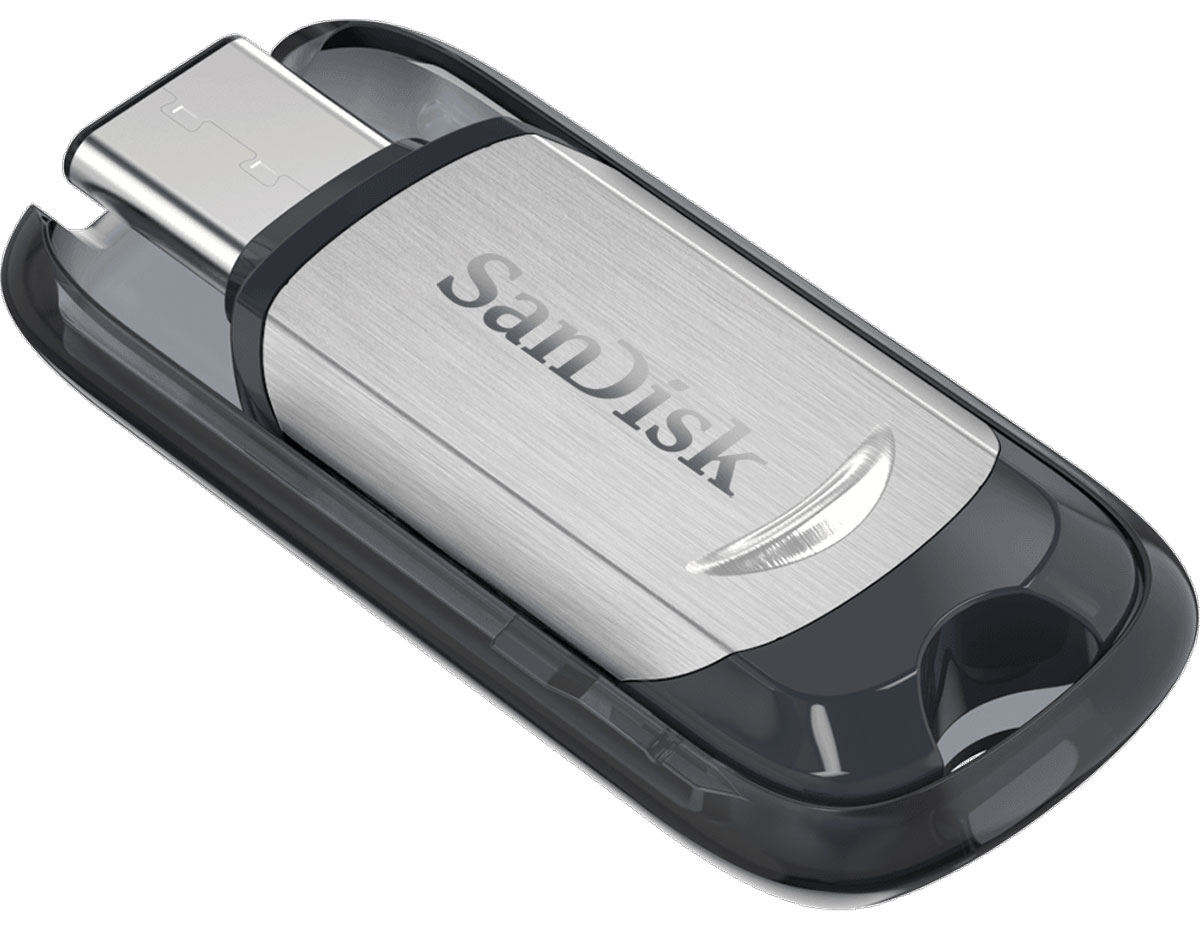 фото SanDisk Ultra Type-C 128Gb, Black Silver USB-накопитель