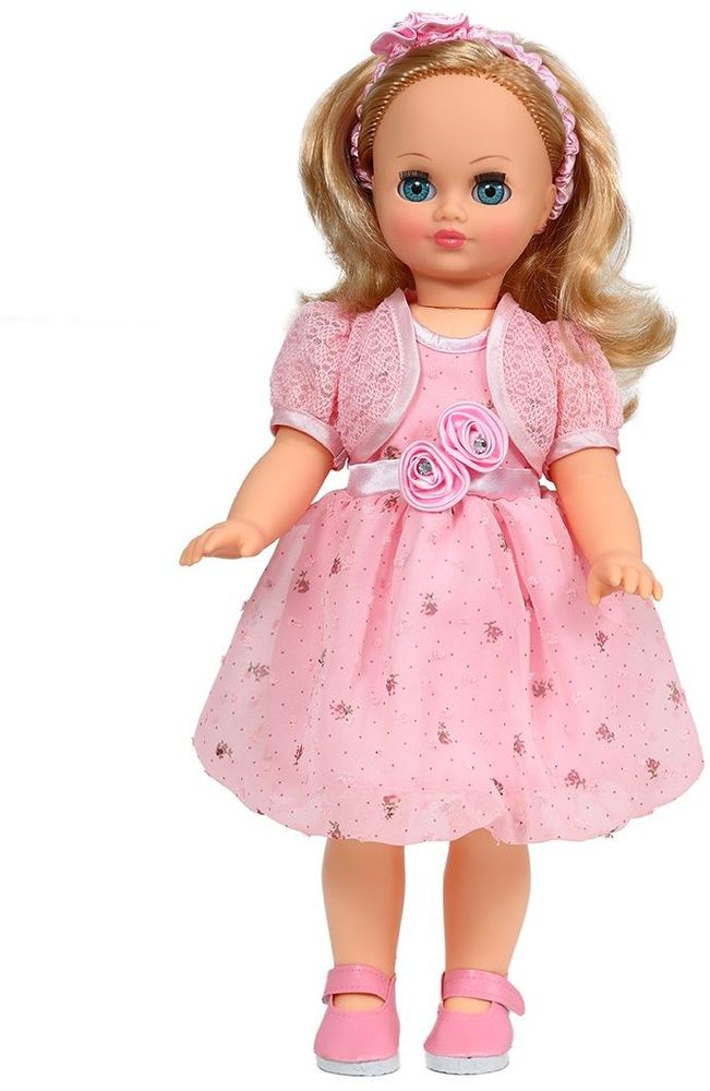 фото Весна Кукла озвученная Лиза цвет платья нежно-розовый
