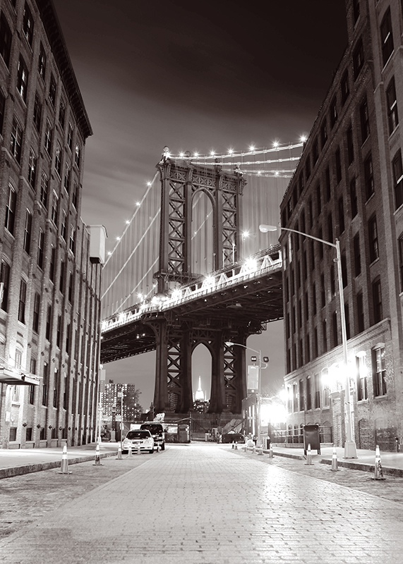 фото Декобокс Postermarket "Манхэттенский мост в Нью-Йорке", 50 х 70 см. DC-7010 Постермаркет / postermarket