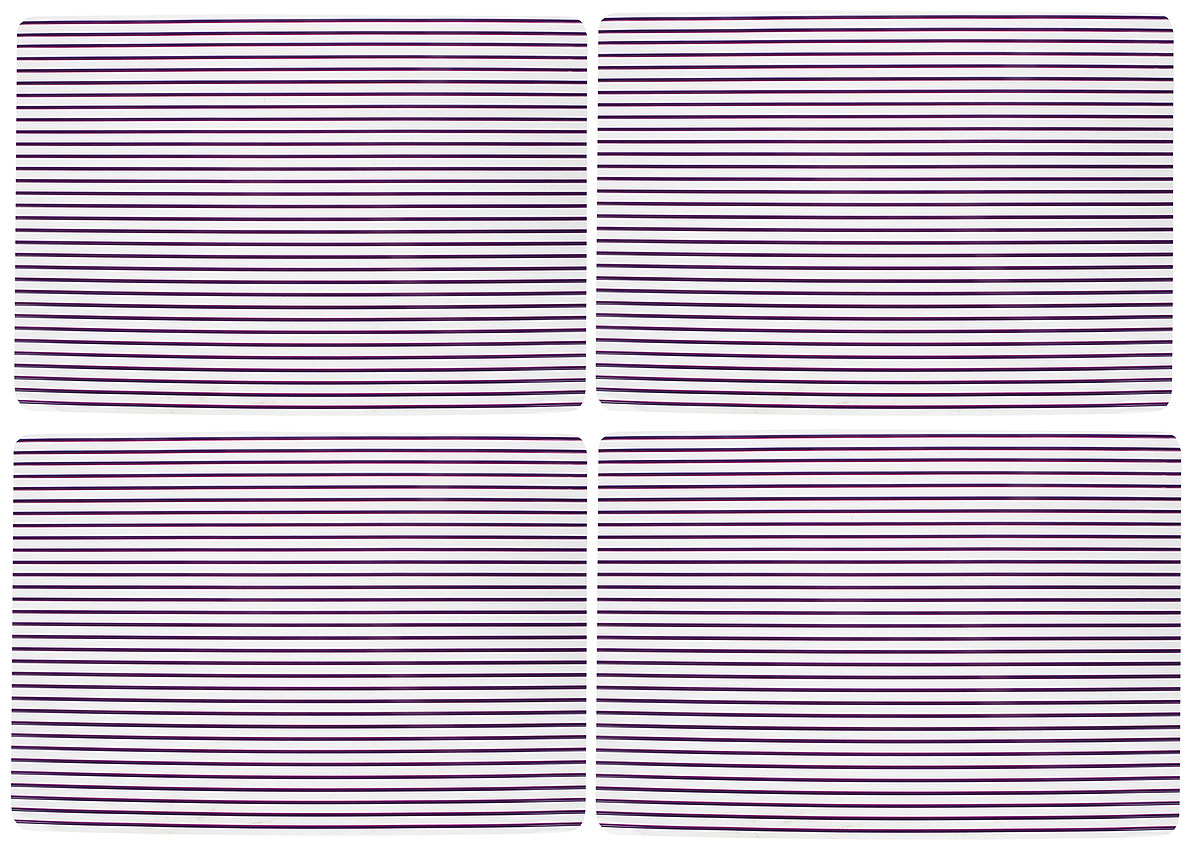 фото Набор сервировочных термосалфеток "Gift'n'Home", цвет: фиолетовый, прозрачный, 46 х 31 см