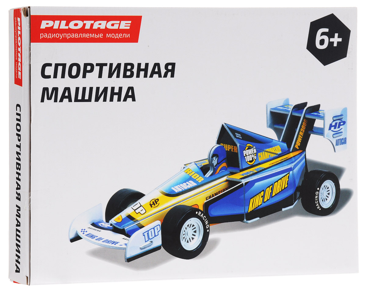 фото Pilotage 3D Пазл Formula Car Спортивная машина цвет синий