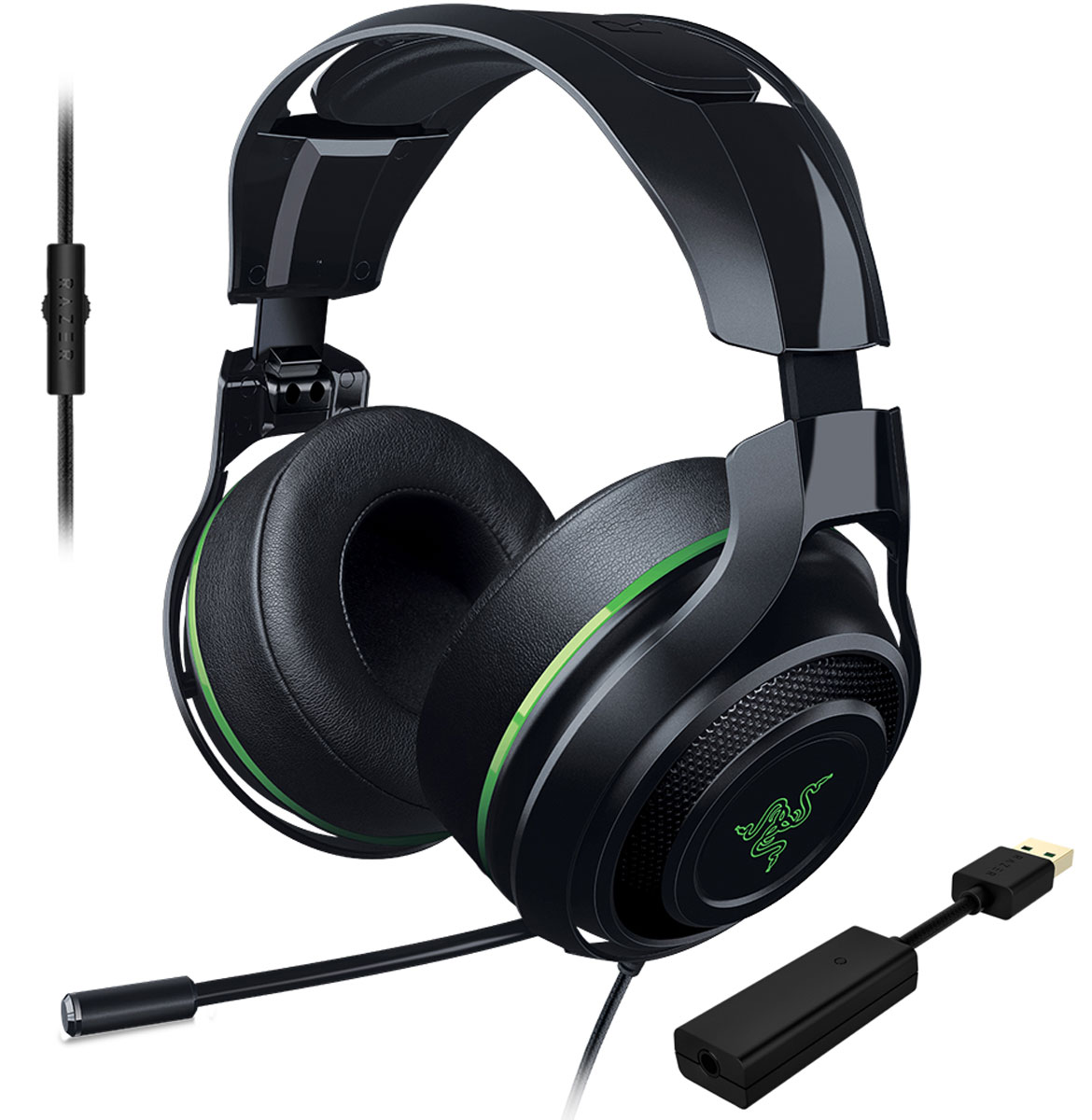 Гарнитура фото Наушники Razer Razer ManO’War 7.1 - купить по доступным ценам в интернет-магазин