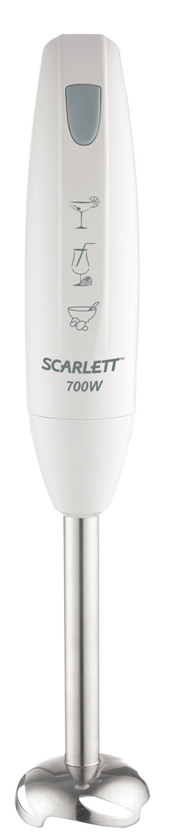 Блендер Scarlett SC-HB42S09, White, погружной