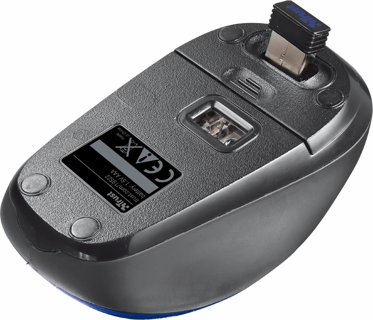 фото Trust Yvi Wireless Mouse, Black Blue мышь