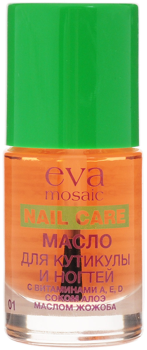 фото Eva Mosaic Масло для кутикулы и ногтей увлажняющее с витамином E, 10 мл