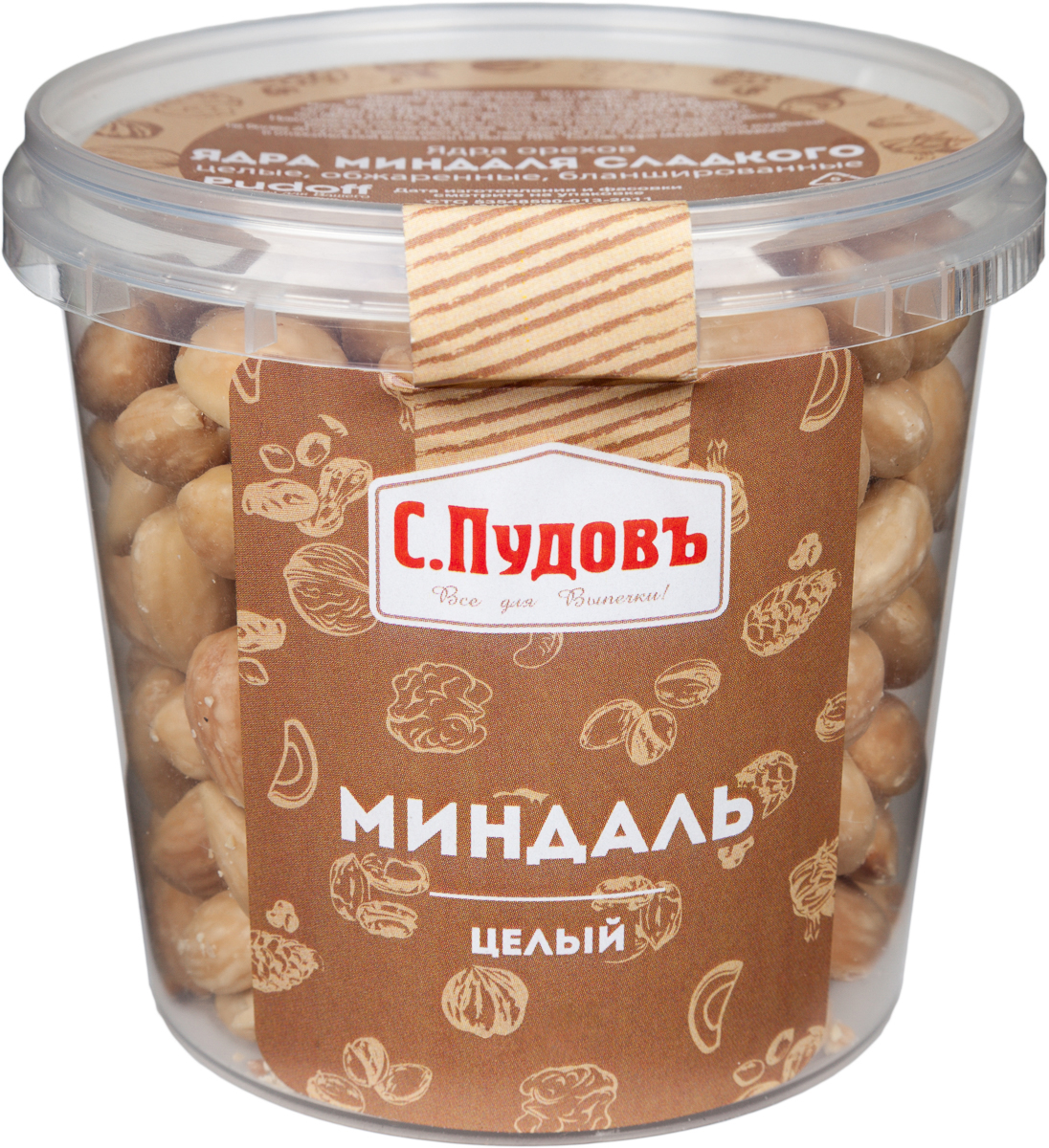 Пудовъ миндаль целый, 200 г — купить в интернет-магазине OZON с быстрой ...