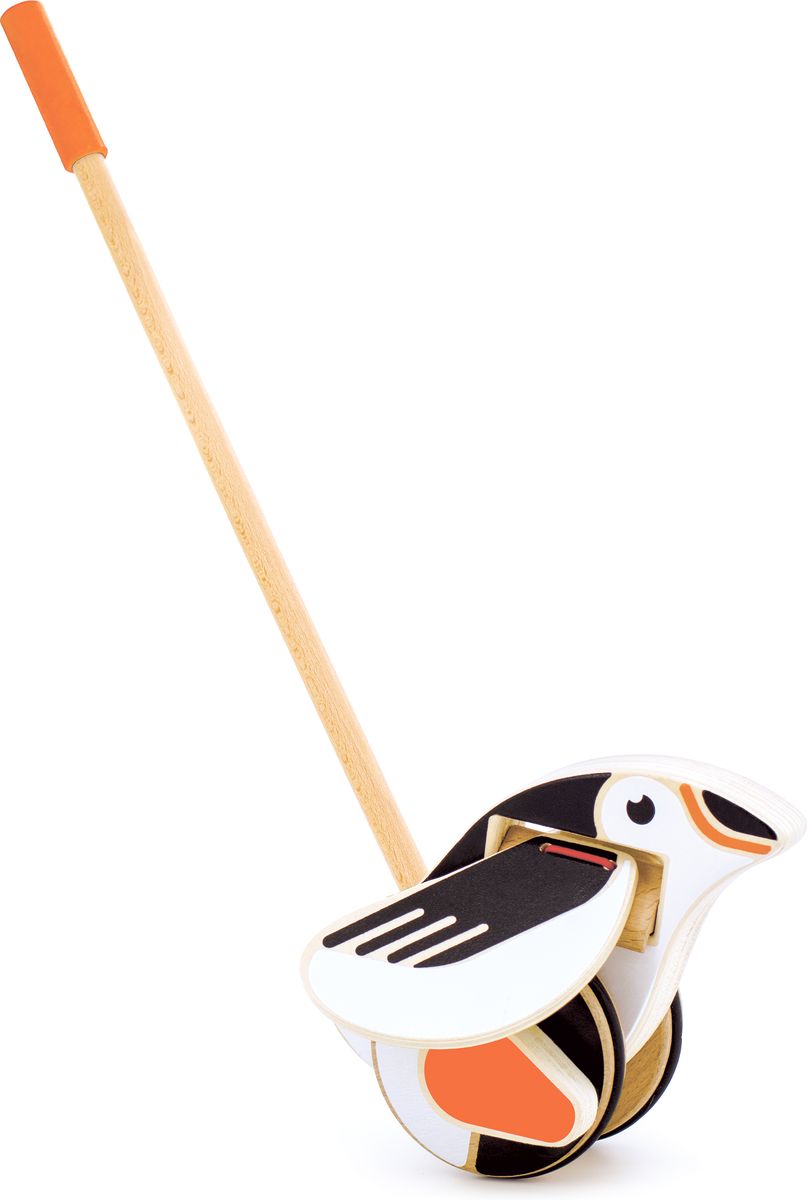 Мир деревянных игрушек Игрушка-каталка Пингвин