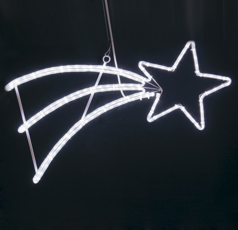 фото Фигура светодиодная "Падающая Звезда" цвет белый, 40*80 см Neon-night