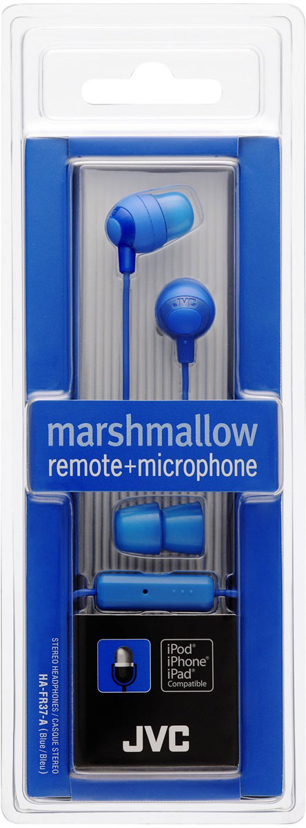 фото JVC Marshmallow HA-FR37-A, Blue наушники