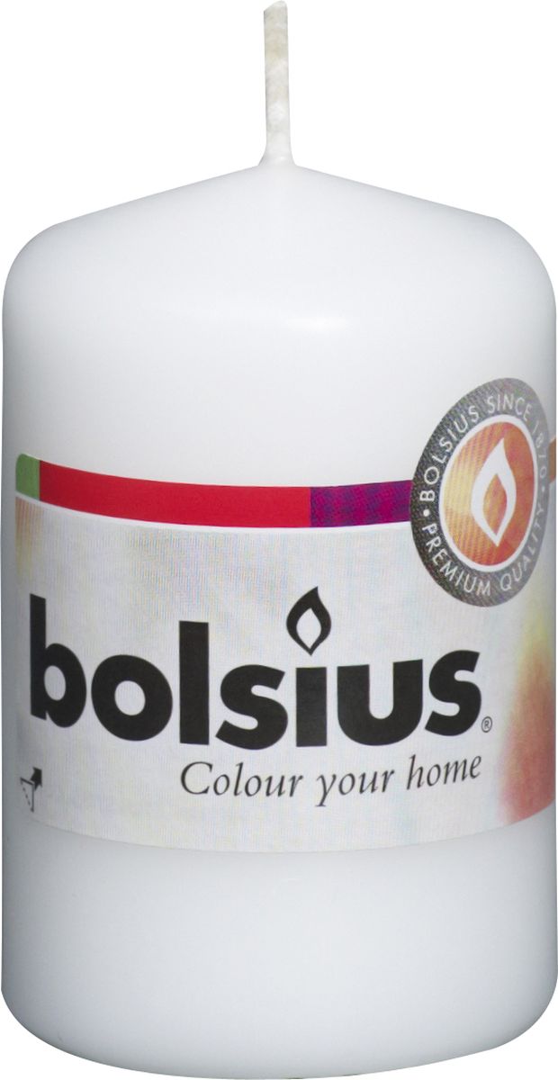 фото Свеча "Bolsius", цвет: белый, высота 8 см