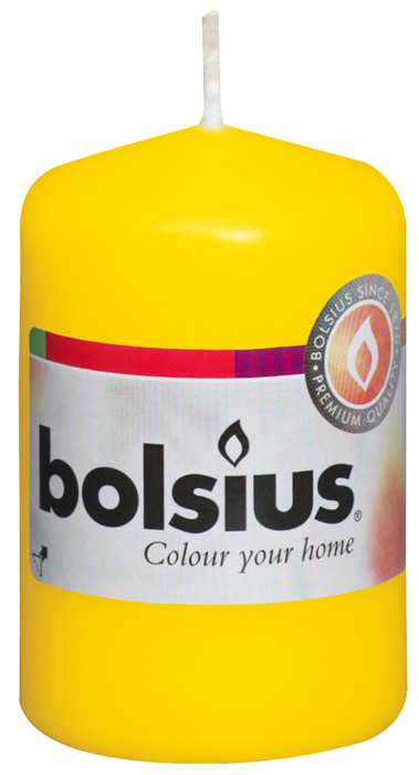 фото Свеча "Bolsius", цвет: желтый, высота 8 см