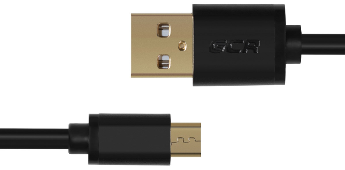 фото Greenconnect Russia GCR-UA8MCB6-BB2SG, Black кабель microUSB-USB (1 м)