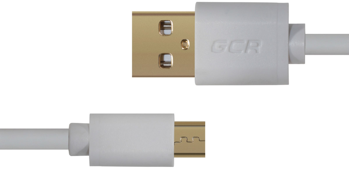 фото Greenconnect Russia GCR-UA10MCB3-AA2SG, White кабель microUSB-USB (1 м)