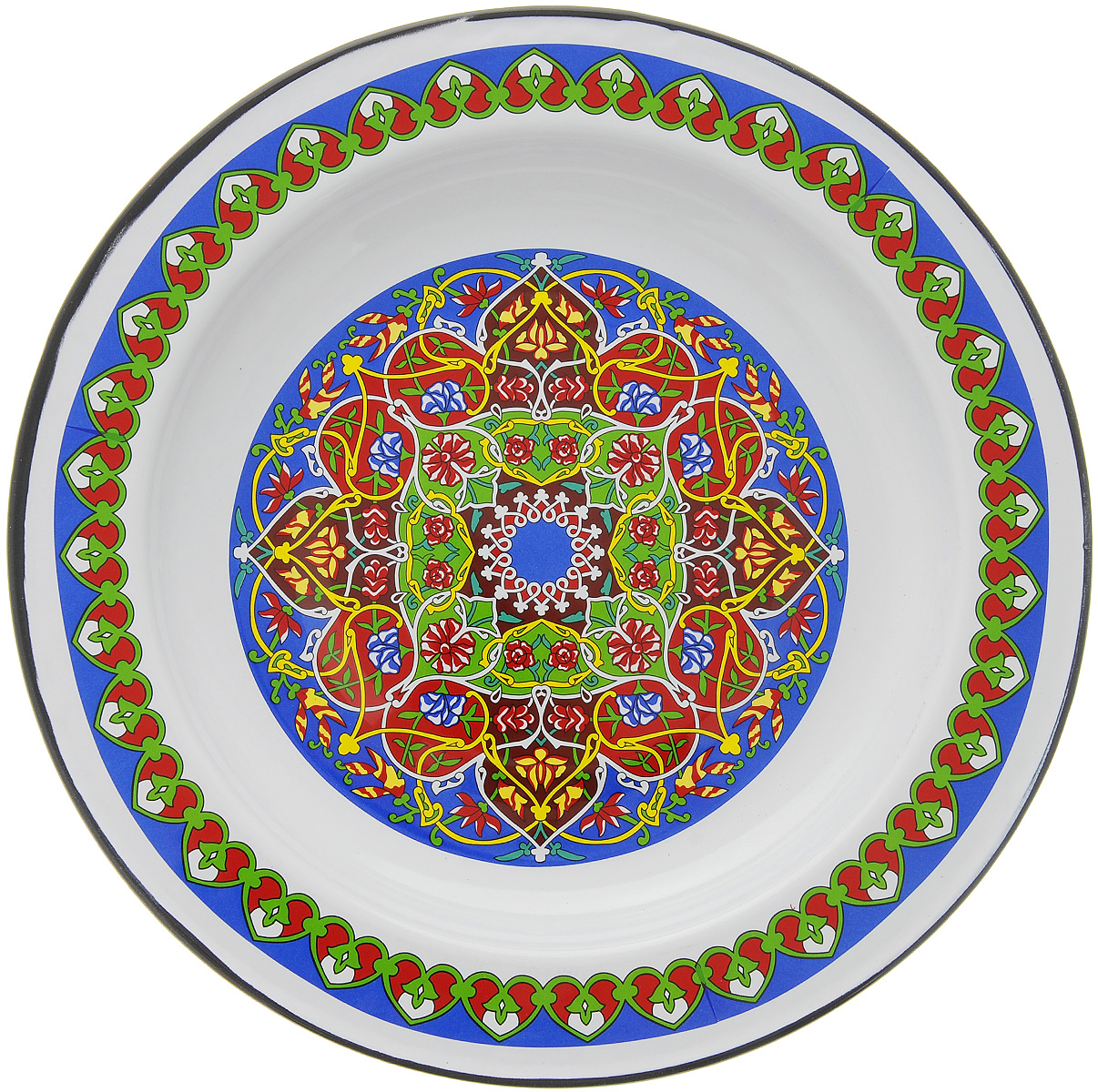 фото Блюдо СтальЭмаль "Арабская", диаметр 35,5 см