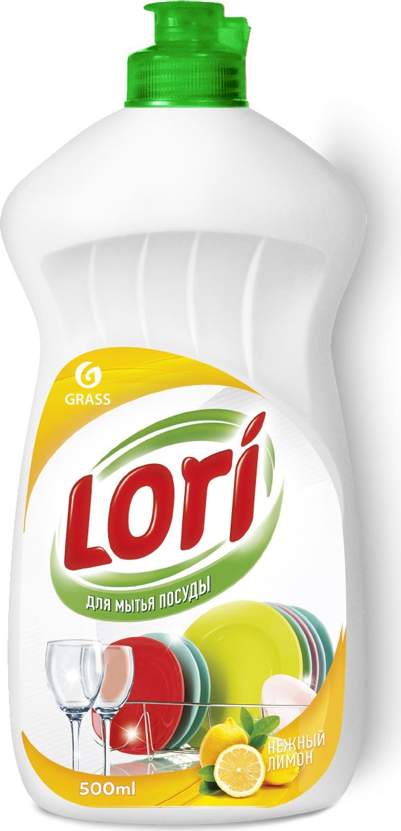 фото Средство для мытья посуды Grass "Lori", нежный лимон, 500 мл