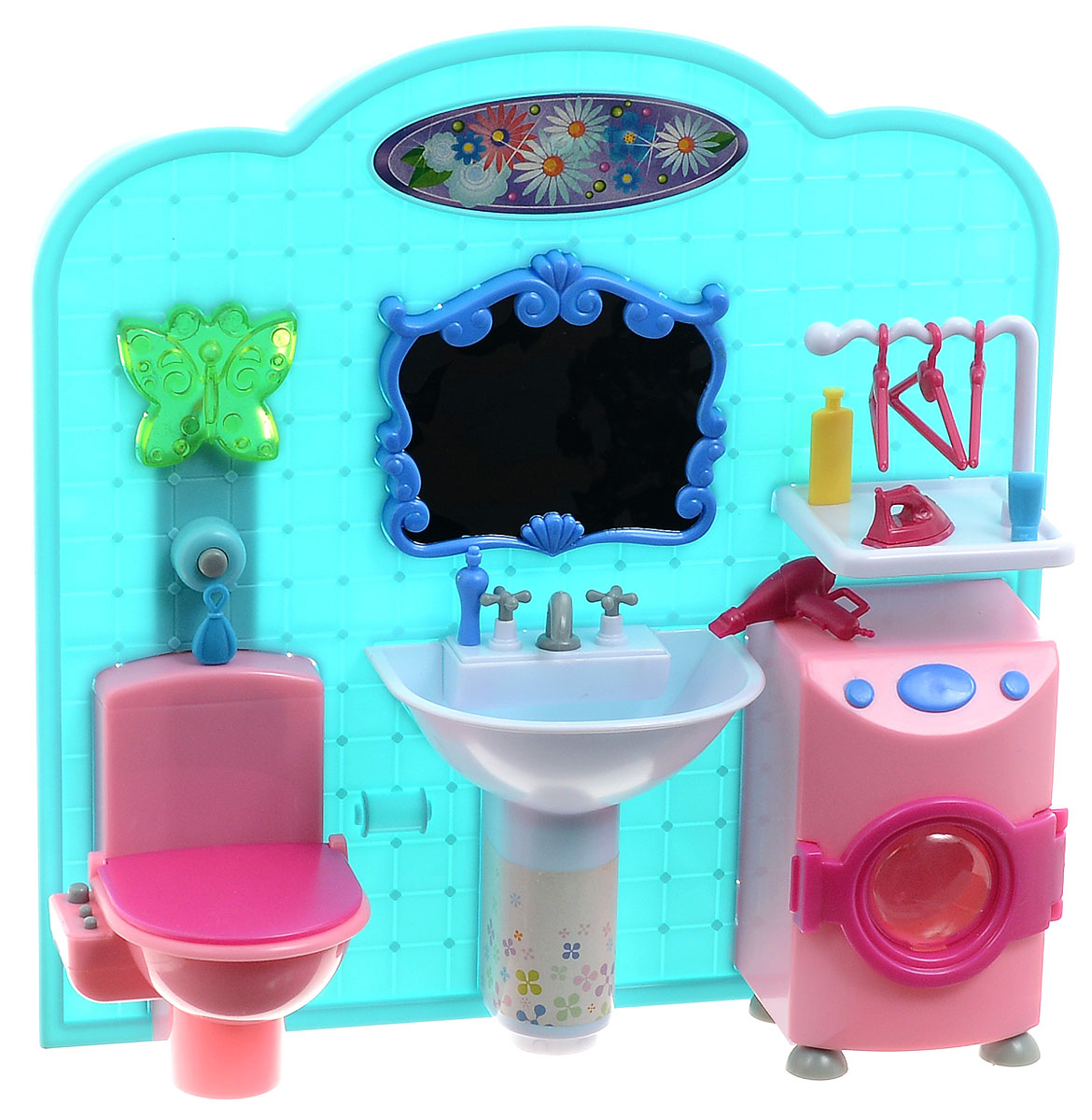 фото 1TOY Набор мебели для кукол Ванная комната Красотка