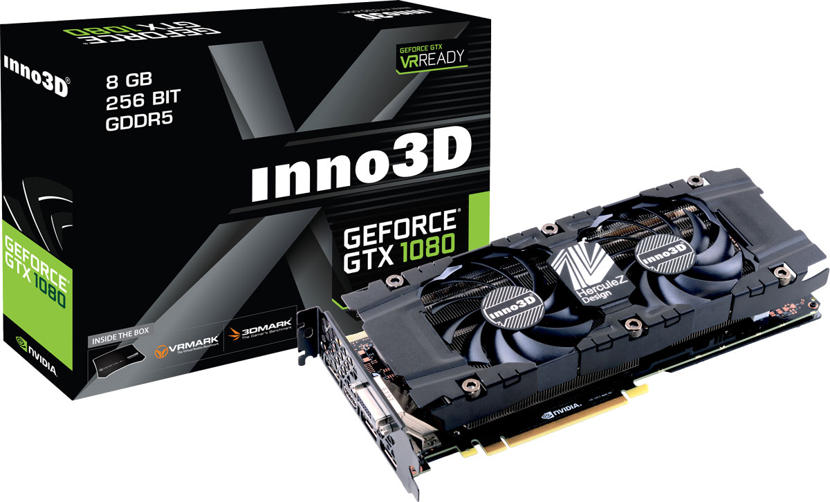 фото Видеокарта Inno3D GeForce GTX 1080 Twin X2 8GB, N1080-1SDN-P6DN