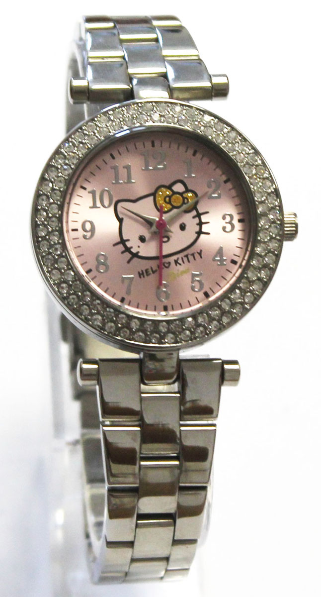 фото Часы наручные аналоговые Hello Kitty, цвет: серый. 41205
