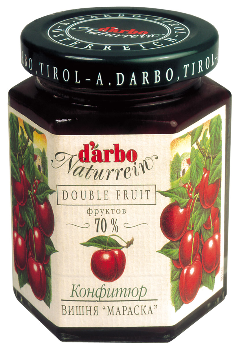 Darbo конфитюр вишня мараска, 200 г — купить в интернет-магазине OZON с ...