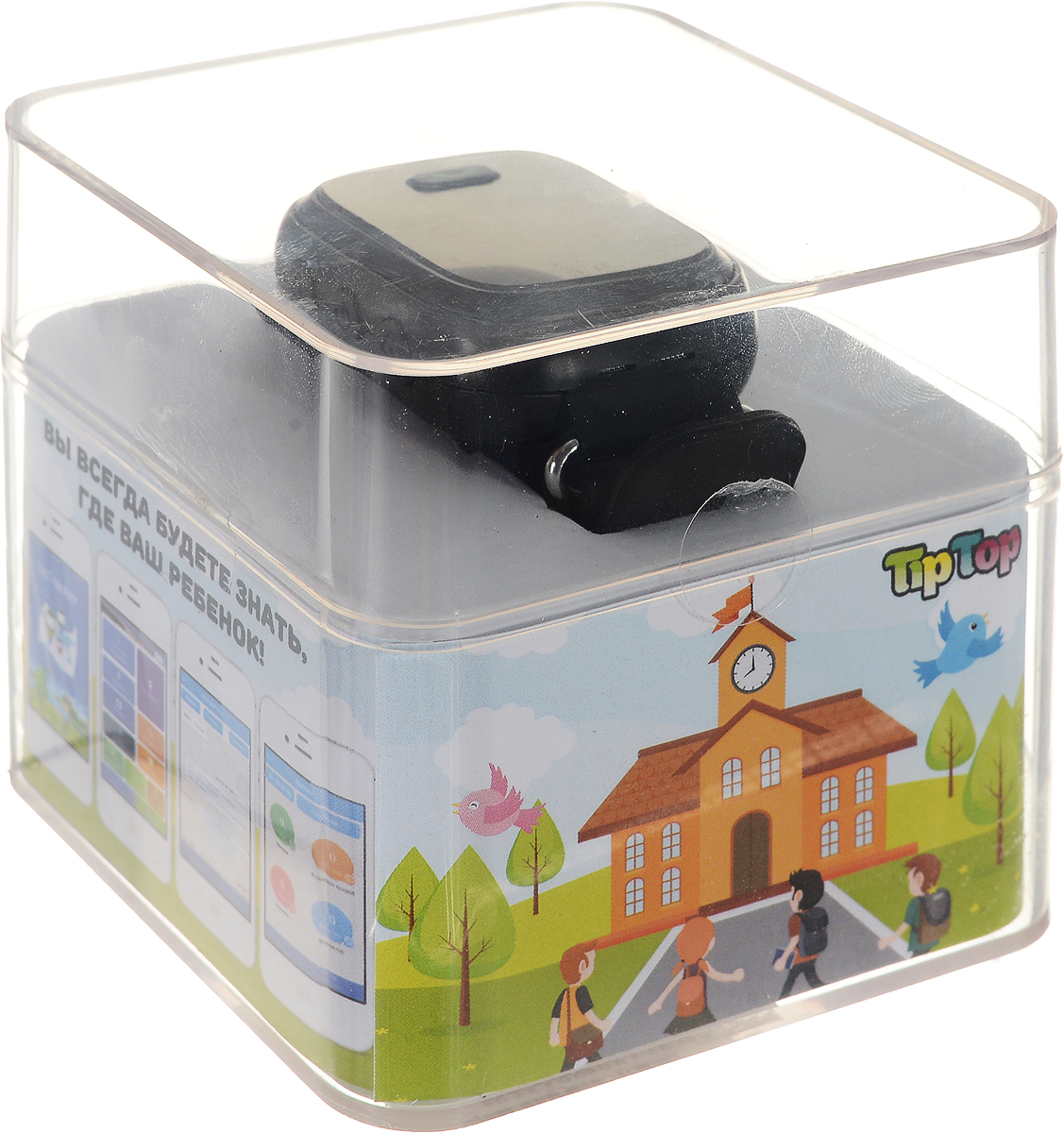 фото Детские умные часы-телефон TipTop 60Ц, черный