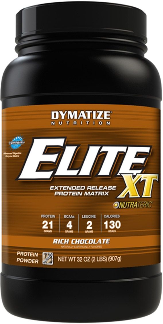 Пролонгированный протеин Dymatize "Elite XT", шоколад, 907 г — купить в ...