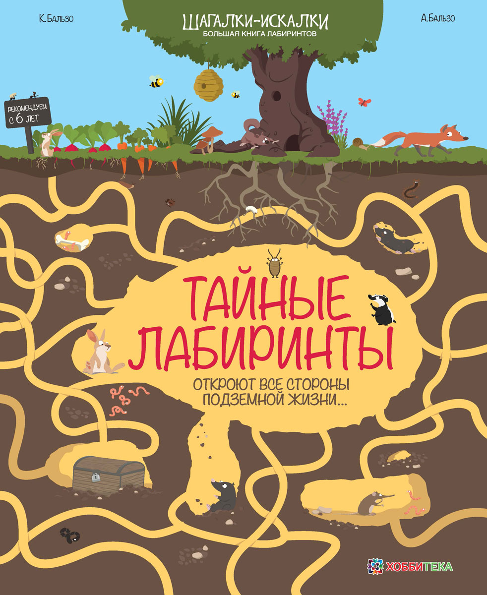 Тайные лабиринты. Большая книга лабиринтов. К. Бальзо, А. Бальзо