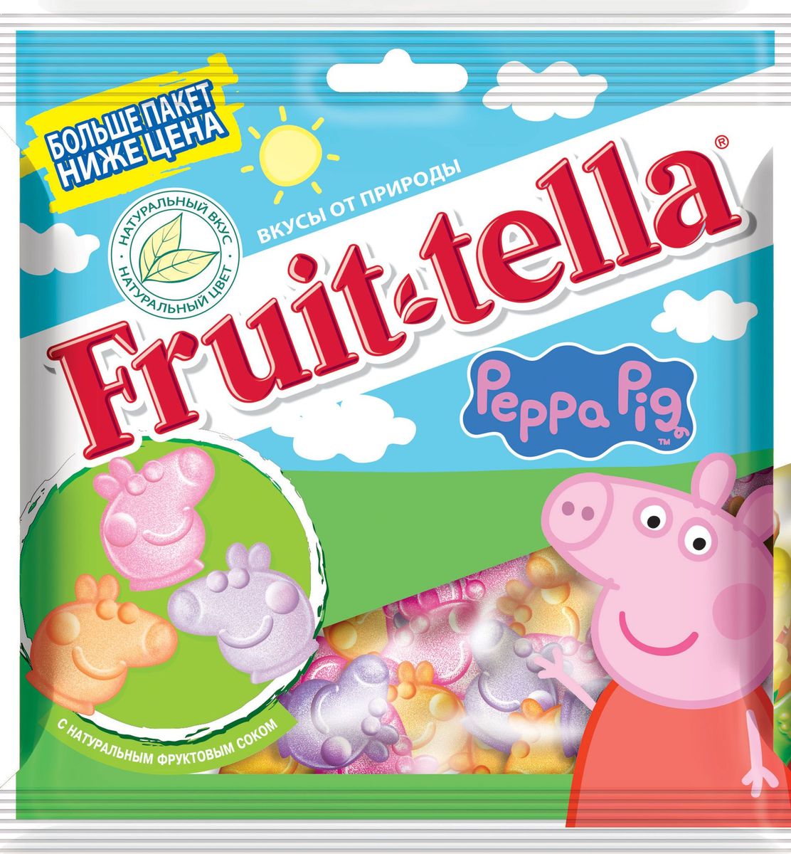 фото Fruittella Peppa Pig жевательный мармелад, 150 г