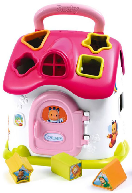 все цены на Smoby Сортер Домик цвет розовый онлайн