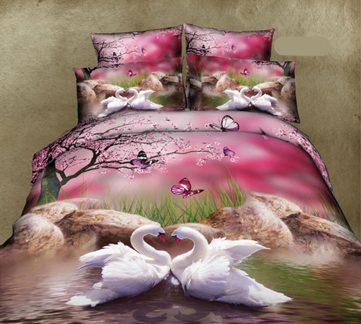 Комплект белья евро сатин dreamsstore