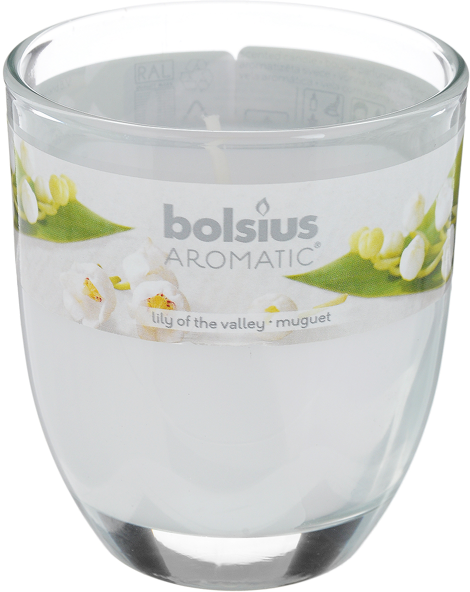 фото Свеча ароматическая Bolsius "Ландыш", 7 х 7 х 8 см