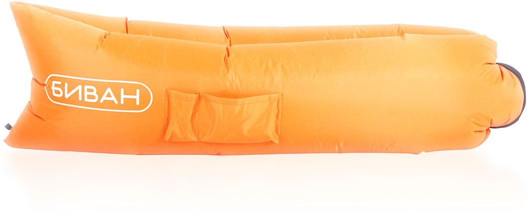 фото Биван, надувной диван, цвет: оранжевый