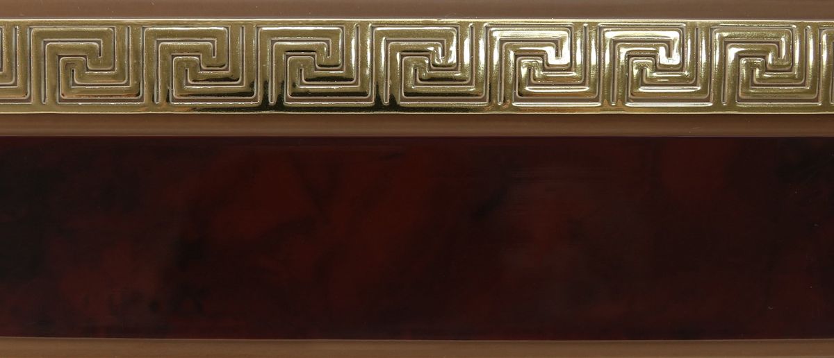 фото Бленда для шинного карниза Эскар "Версаче", цвет: махагон, ширина 5 см, длина 170 см